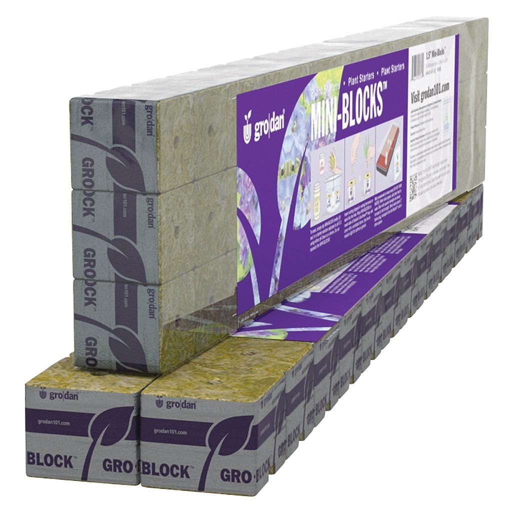 Grodan 1.5" Starter MINI-BLOCK (45 Blocks/Package)