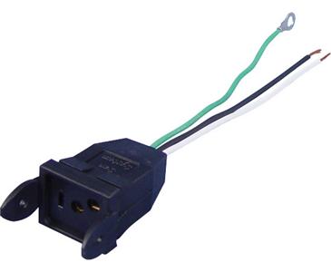 Female Receptacle For Lamp Cord