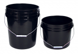 Black Plastic Bucket 5 Gallon