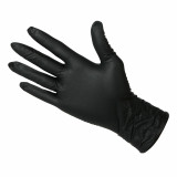 Nitrile Black Gloves 6 ml Large