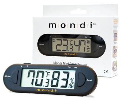 Mondi Mini Greenhouse Therm/Hygrometer