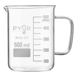 Glass Beaker 500 ml w/Handle