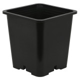 Gro Pro Premium Black Square Pot 6" x 6" x 8"