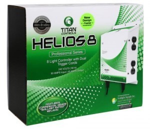 Titan Controls Helios 8 - 8 Light 240 Volt Controller w/ Dual Trigger Cords